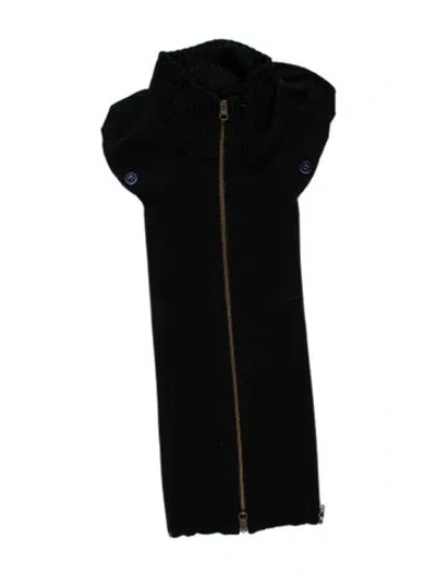 Pre-owned Veronica Beard Cashmere Dickey In Black