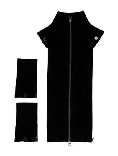 Pre-owned Veronica Beard Cashmere Dickey In Black