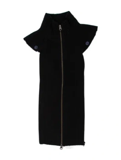Pre-owned Veronica Beard Cashmere Dickey In Black