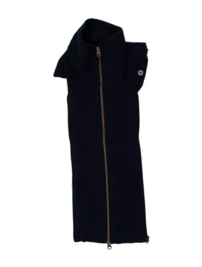 Pre-owned Veronica Beard Cashmere Dickey In Blue