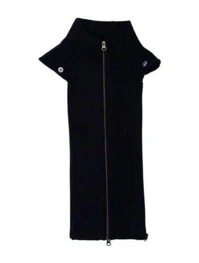 Pre-owned Veronica Beard Cashmere Dickey In Blue