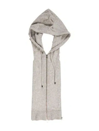 Pre-owned Veronica Beard Cashmere Dickey In Gray