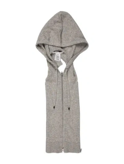 Pre-owned Veronica Beard Cashmere Dickey In Gray