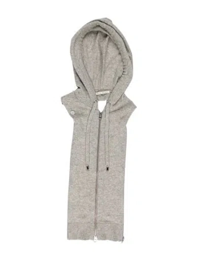 Pre-owned Veronica Beard Cashmere Dickey In Gray