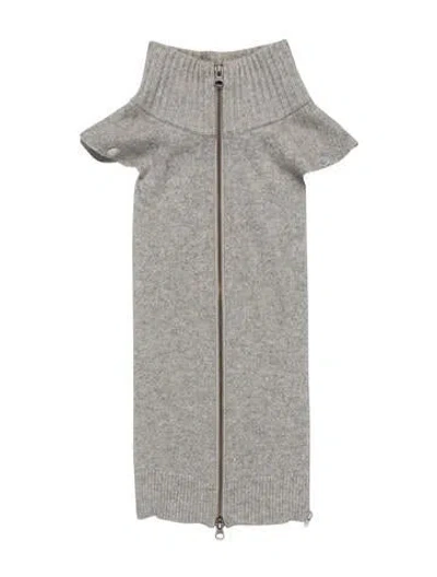 Pre-owned Veronica Beard Cashmere Dickey In Grey