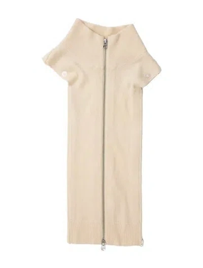 Pre-owned Veronica Beard Cashmere Dickey In Neutral