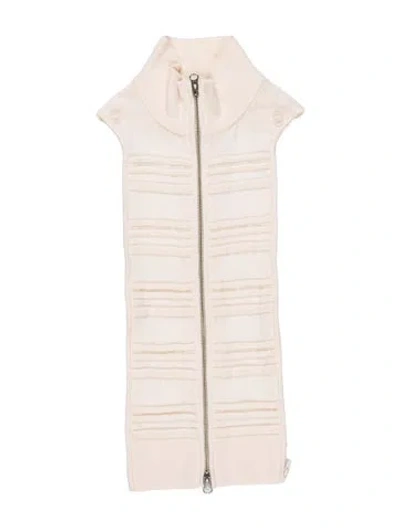 Pre-owned Veronica Beard Cashmere Dickey In Neutral