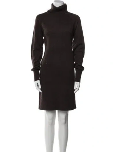 Pre-owned Veronica Beard Cashmere Mini Dress W/ Tags In Black