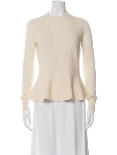 Pre-owned Veronica Beard Cashmere Mock Neck Sweater In Blue