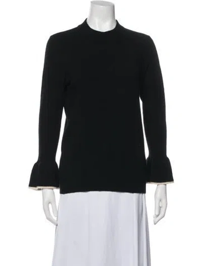 Pre-owned Veronica Beard Cashmere Mock Neck Sweater In Blue