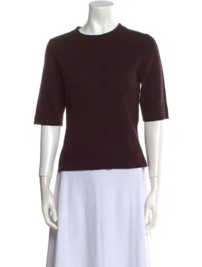 Pre-owned Veronica Beard Cashmere Mock Neck Sweater W/ Tags In Brown