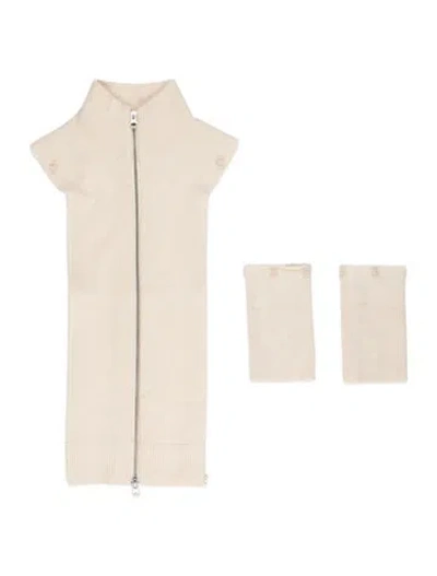 Pre-owned Veronica Beard Cashmere Open Front Sweater In Neutral