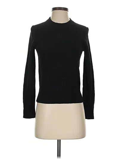 Pre-owned Veronica Beard Cashmere Pullover Sweater In Black