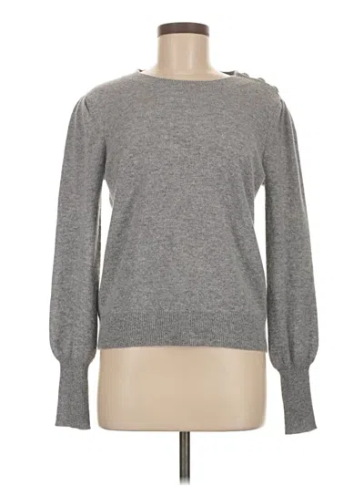 Pre-owned Veronica Beard Cashmere Pullover Sweater In Gray