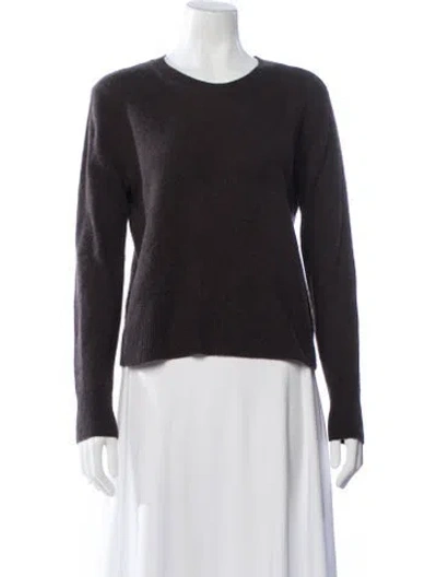 Pre-owned Veronica Beard Cashmere Scoop Neck Sweater In Brown