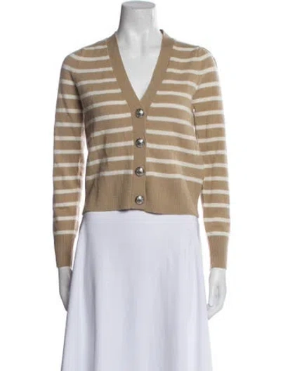 Pre-owned Veronica Beard Cashmere Striped Sweater In Multi