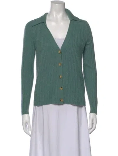 Pre-owned Veronica Beard Cashmere Sweater In Green
