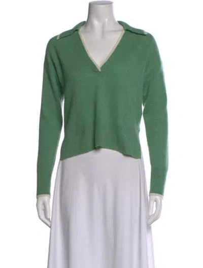Pre-owned Veronica Beard Cashmere Sweater In Green