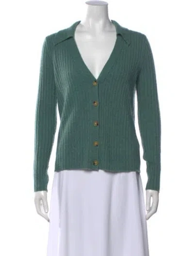 Pre-owned Veronica Beard Cashmere Sweater In Green