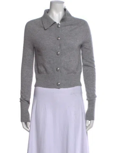 Pre-owned Veronica Beard Cashmere Sweater In Grey