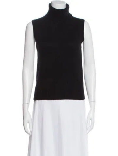 Pre-owned Veronica Beard Cashmere Turtleneck Sweater In Gray