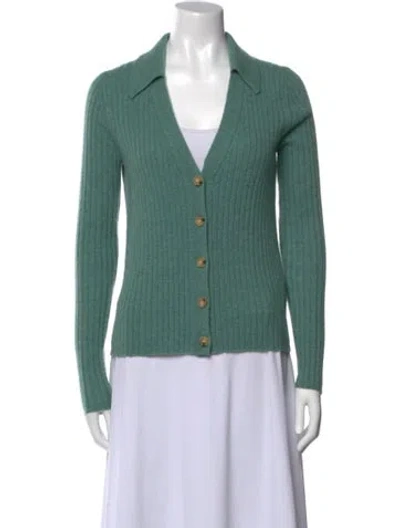 Pre-owned Veronica Beard Cashmere V-neck Sweater In Gray