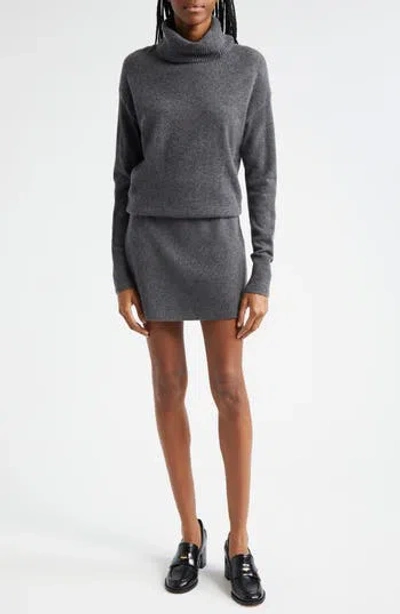 VERONICA BEARD VERONICA BEARD CASSIDY LONG SLEEVE TURTLENECK WOOL & CASHMERE SWEATER DRESS