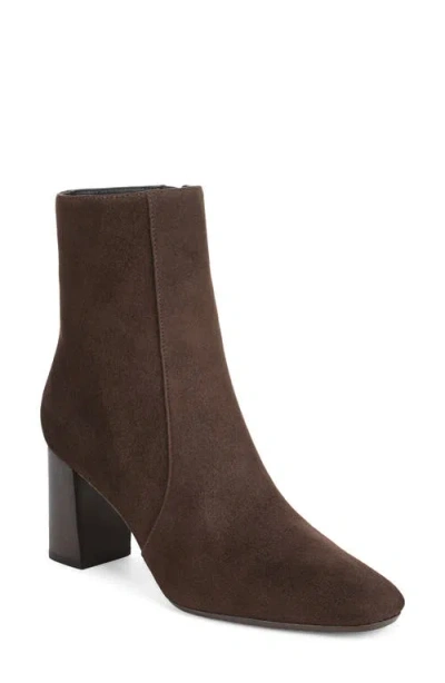 Veronica Beard Cassina Block Heel Bootie In Brown