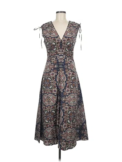 Pre-owned Veronica Beard Casual Dress In Blue