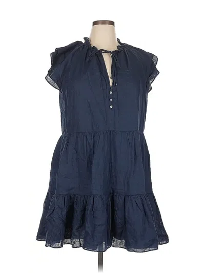 Pre-owned Veronica Beard Casual Dress In Blue