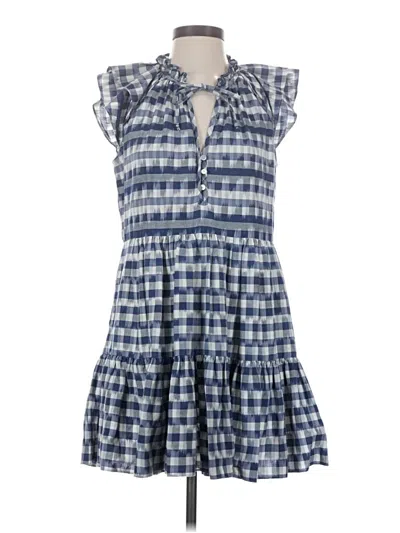 Pre-owned Veronica Beard Casual Dress In Blue