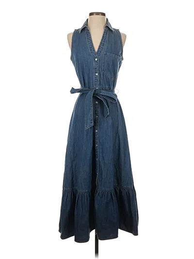 Pre-owned Veronica Beard Casual Dress In Blue
