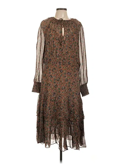 Pre-owned Veronica Beard Casual Dress In Brown