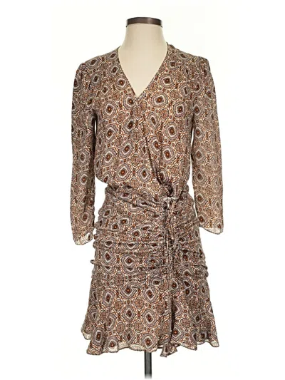 Pre-owned Veronica Beard Casual Dress In Brown