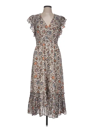 Pre-owned Veronica Beard Casual Dress In Gray