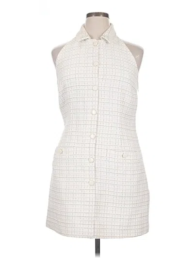 Pre-owned Veronica Beard Casual Dress In Ivory