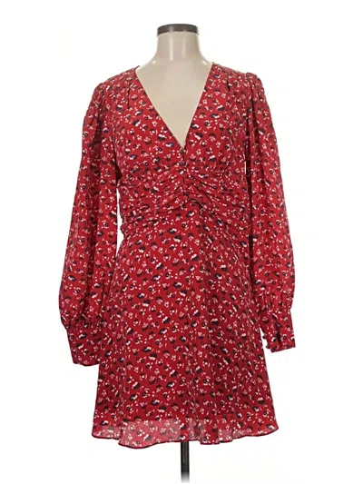 Pre-owned Veronica Beard Casual Dress In Red