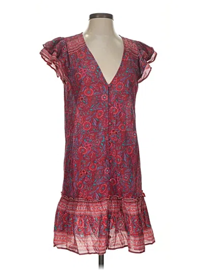 Pre-owned Veronica Beard Casual Dress In Red