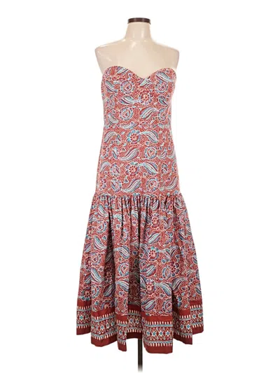 Pre-owned Veronica Beard Casual Dress In Red