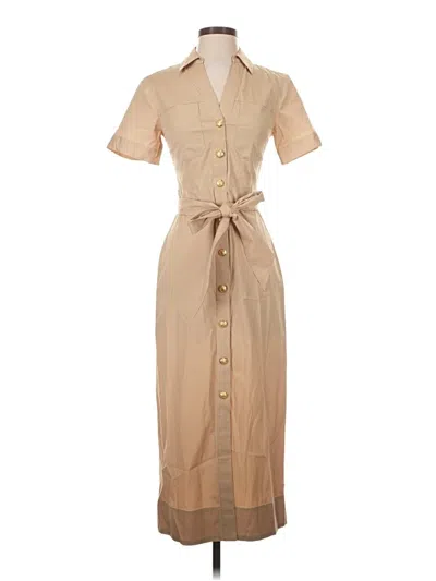 Pre-owned Veronica Beard Casual Dress In Tan