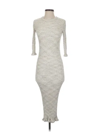 Pre-owned Veronica Beard Casual Dress In White