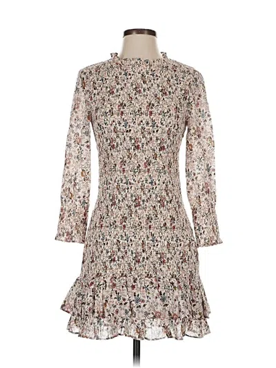 Pre-owned Veronica Beard Casual Dress In White