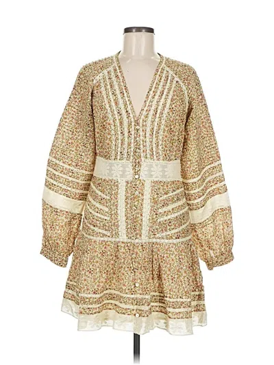 Pre-owned Veronica Beard Casual Dress In White