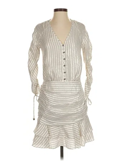 Pre-owned Veronica Beard Casual Dress In White