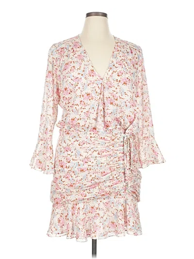 Pre-owned Veronica Beard Casual Dress In White