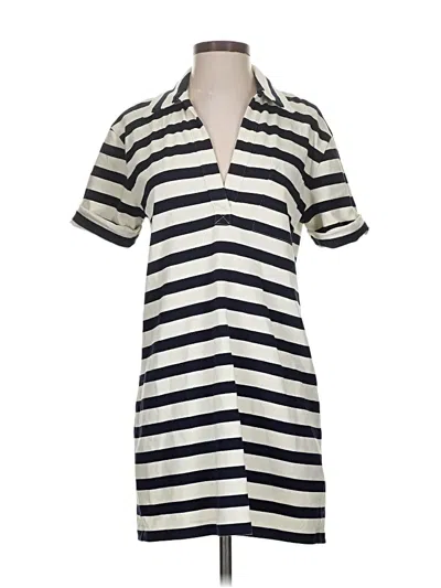 Pre-owned Veronica Beard Casual Dress In White