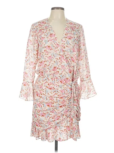 Pre-owned Veronica Beard Casual Dress In White