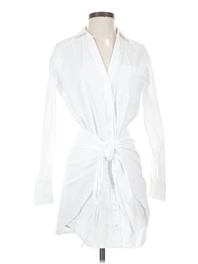 Pre-owned Veronica Beard Casual Dress In White