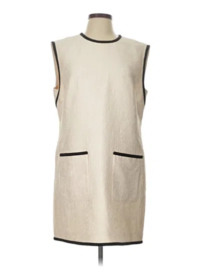 Pre-owned Veronica Beard Casual Dress In White