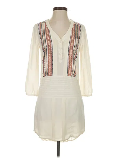 Pre-owned Veronica Beard Casual Dress In White